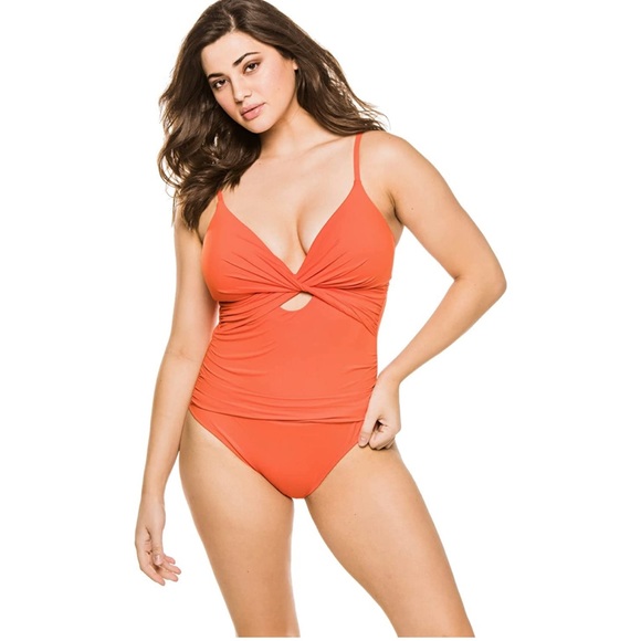 La Blanca Other - La Blanca Women's Standard Island Goddess Twist Keyhole One Piece Swimsuit